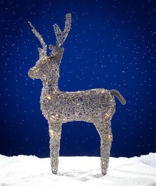 Outdoor Rattan Reindeer